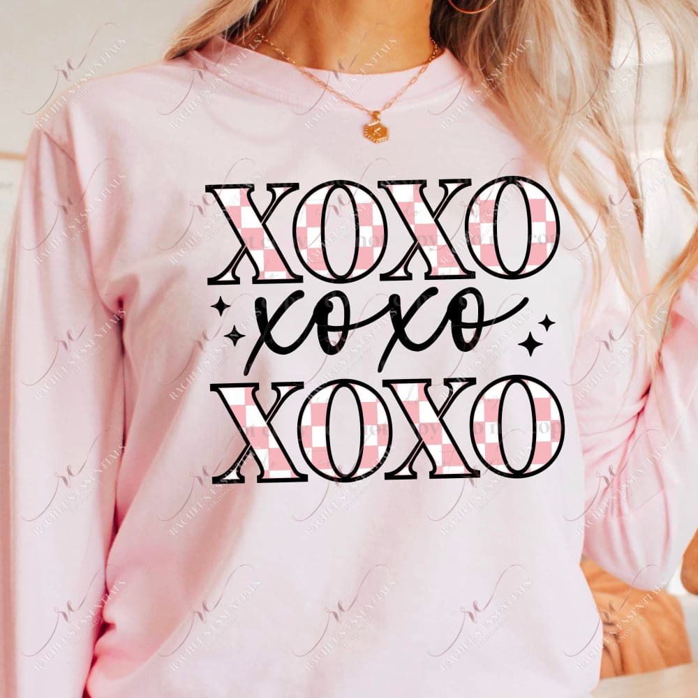 Xoxo - Ready To Press Sublimation Transfer Print 12/23 Sublimation