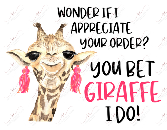 You Bet Giraffe I Do - Sticker Set