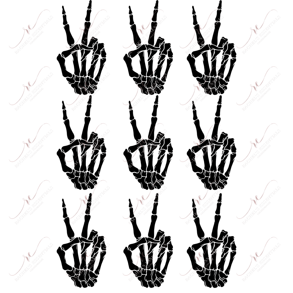 3X3 Hands - Clear Cast Decal