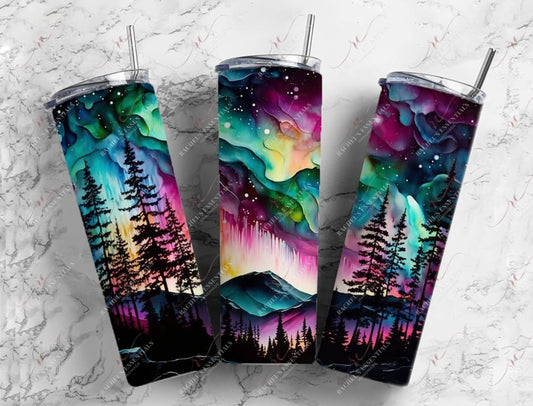 Alcohol Ink Sky- Ready To Press Sublimation Transfer Print Sublimation