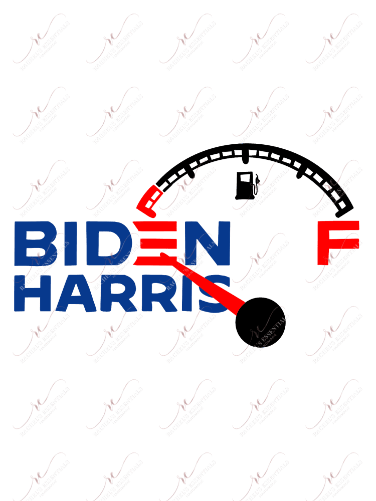 Biden Harris Fuel Empty - Ready To Press Sublimation Transfer Print Sublimation