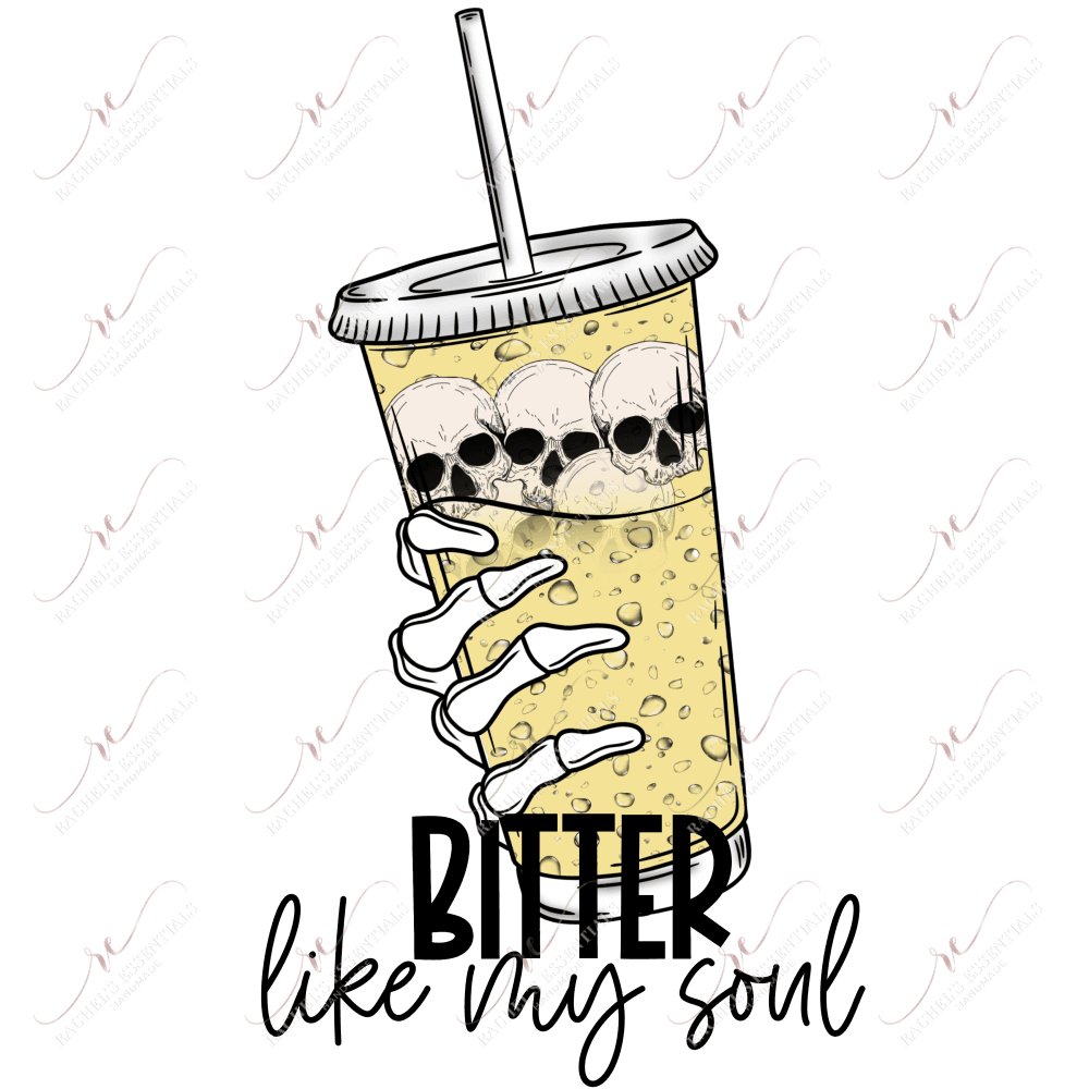 Bitter Like My Soul - Clear Cast Decal