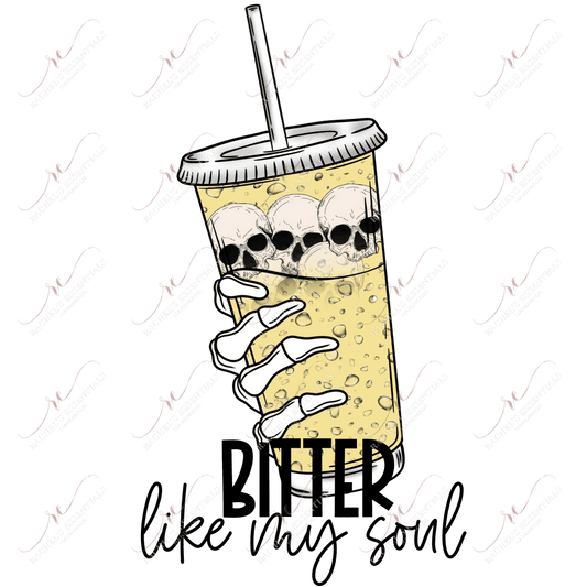 Bitter Like My Soul - Clear Cast Decal