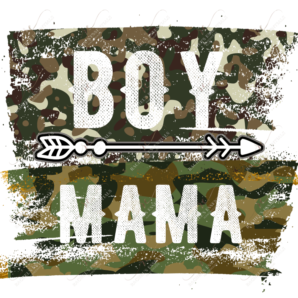 Boy Mama - Clear Cast Decal