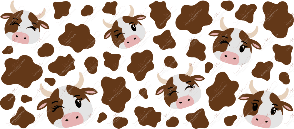 Brown Cow - Ready To Press Sublimation Transfer Print Sublimation