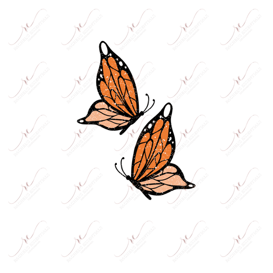 Butterflies - Clear Cast Decal