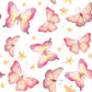 Butterfly Pink - Ready To Press Sublimation Transfer Print Sublimation