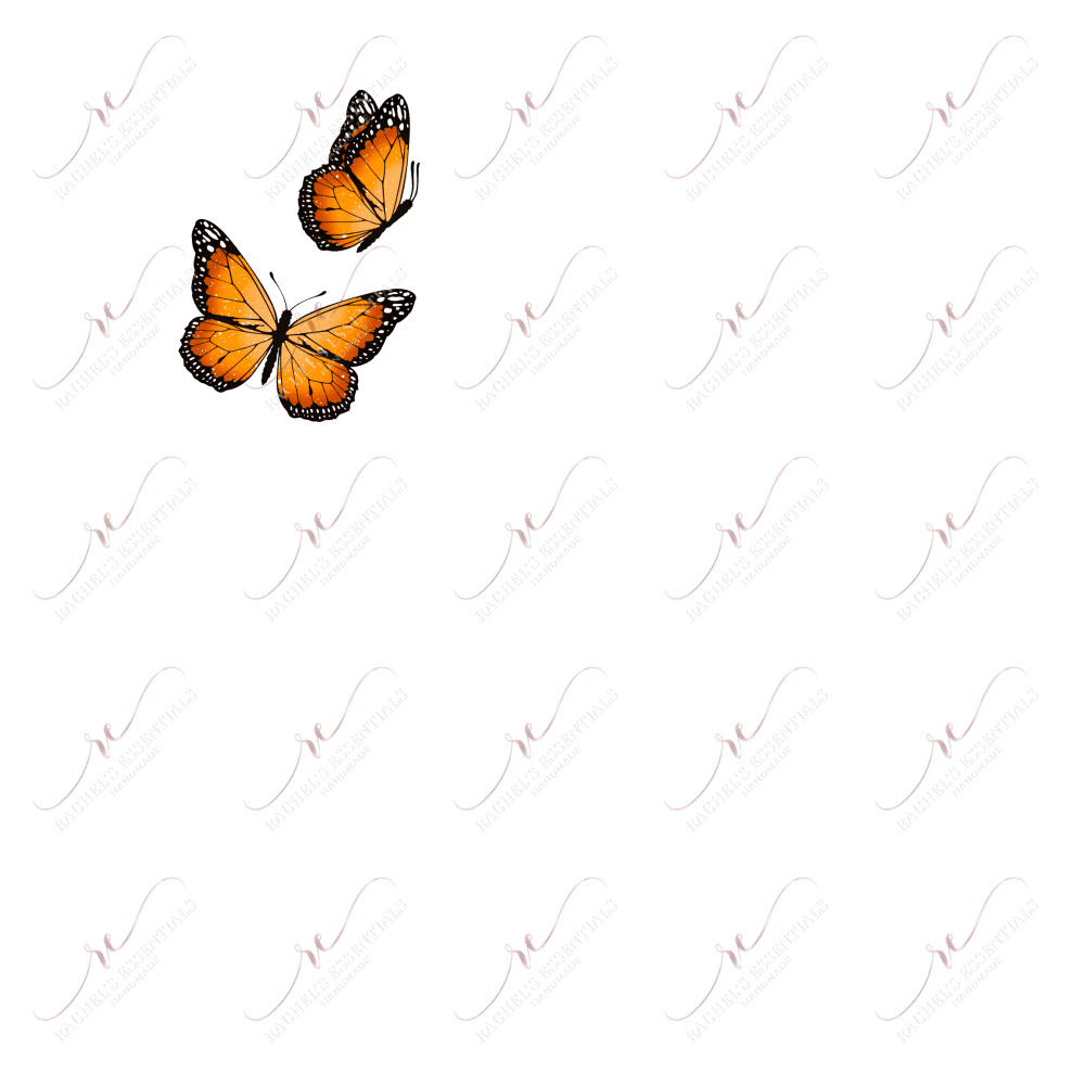 Butterfly Pocket- Clear Cast Decal
