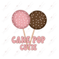 Cake Pops - Clear Cast Decal