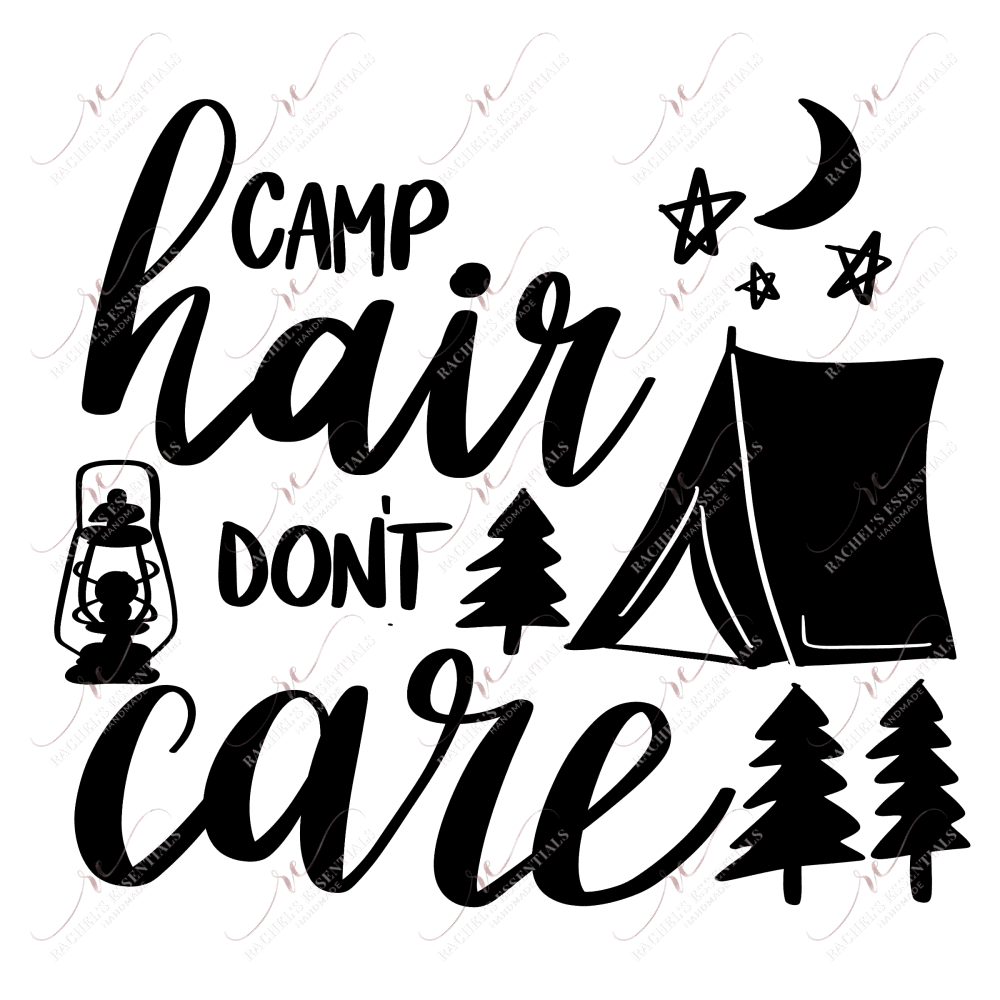 Camp Hair Done Care - Ready To Press Sublimation Transfer Print Sublimation
