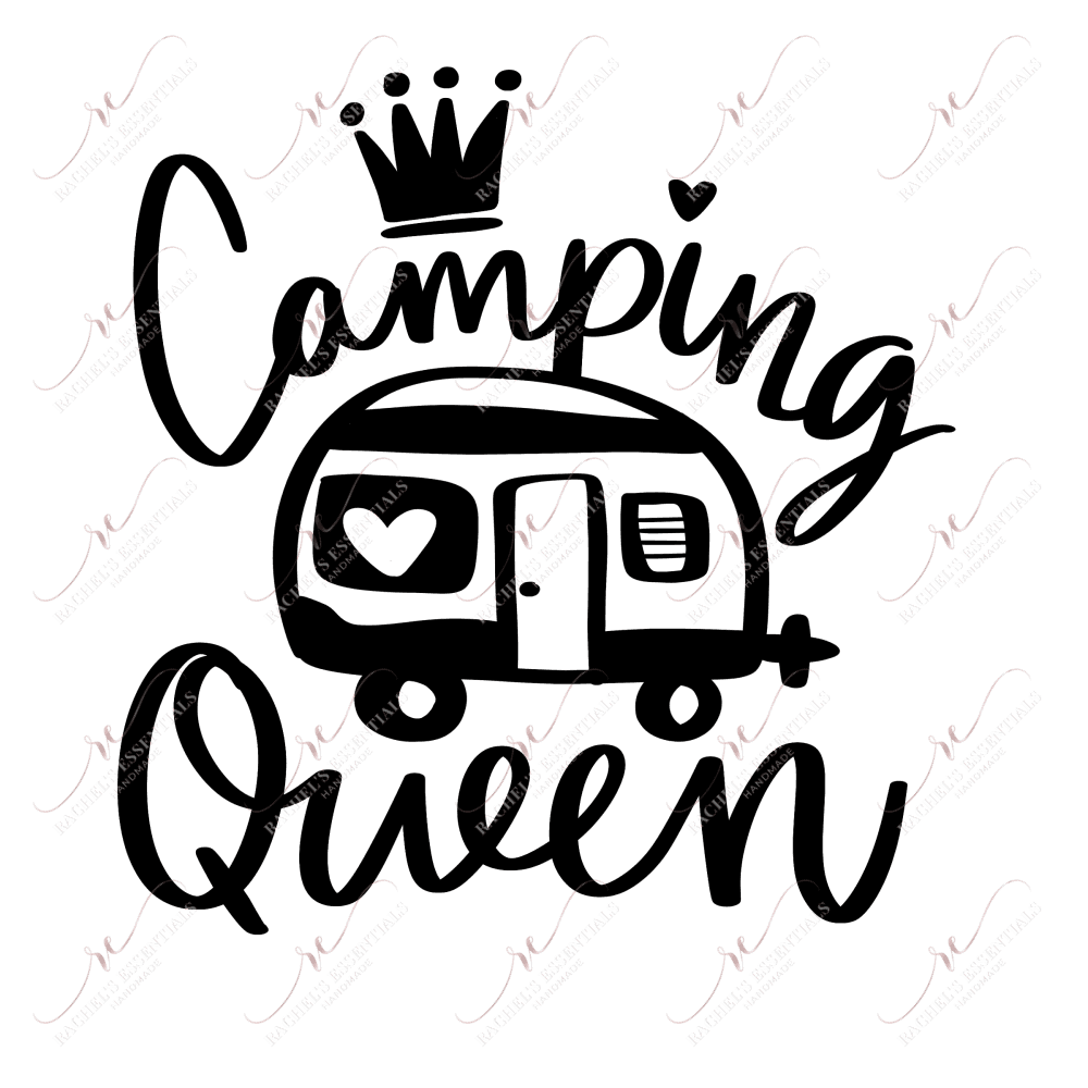 Camping Queen - Ready To Press Sublimation Transfer Print Sublimation