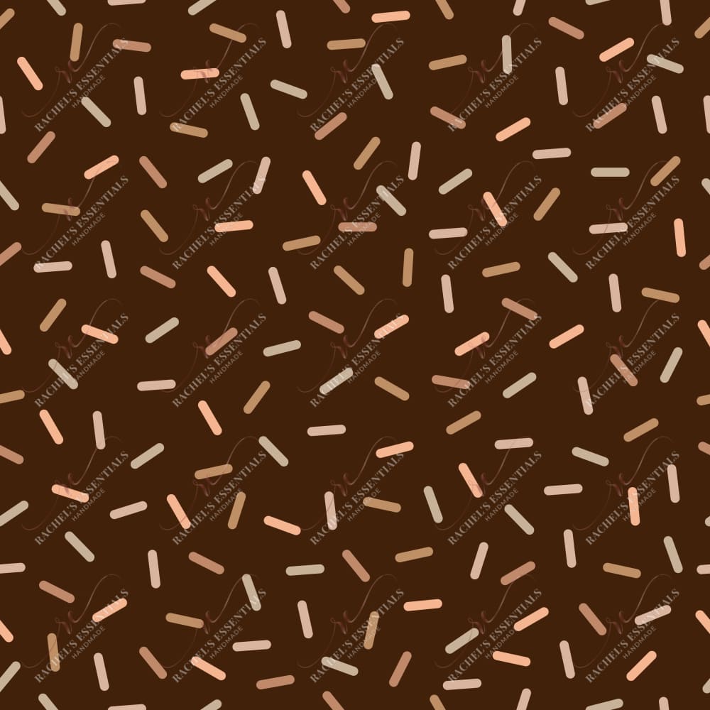 Chocolate Brown Sprinkles - Vinyl Wrap Vinyl