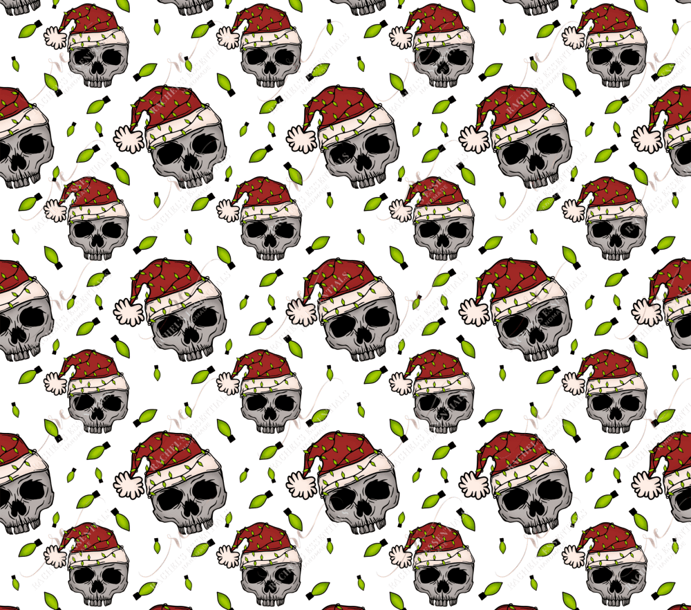 Christmas Skulls - Vinyl Wrap Vinyl