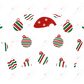 Christmas Stripes - Cold Cup Wrap Cup Wrap