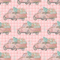 Christmas Truck Pink Plaid - Ready To Press Sublimation Transfer Print Sublimation