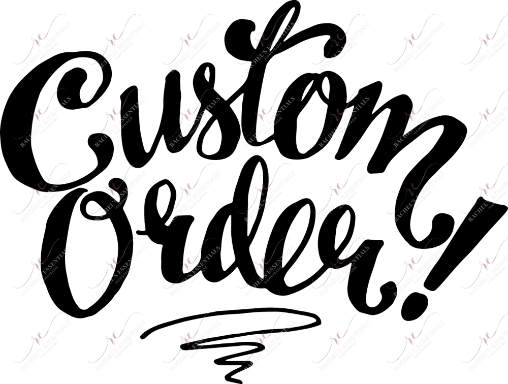  34.99 Custom Order! freeshipping - Rachel's Essentials