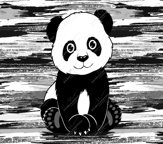 Cute Panda - Ready To Press Sublimation Transfer Print Sublimation