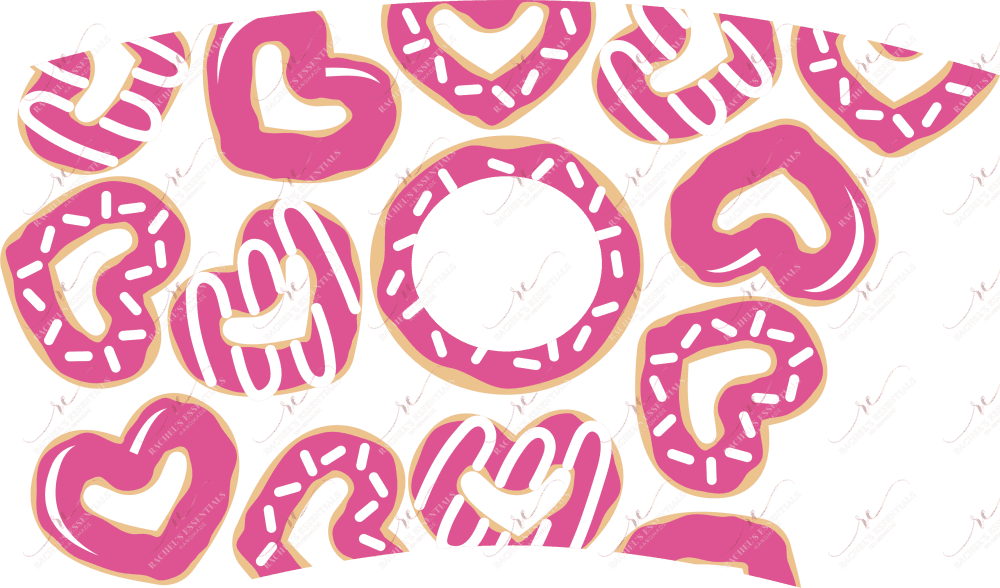 Donut Hearts - Cold Cup Wrap Cold