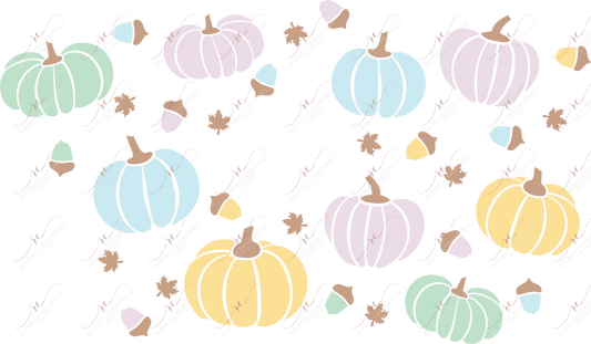 Fall Pumpkins - Cold Cup Wrap Cold