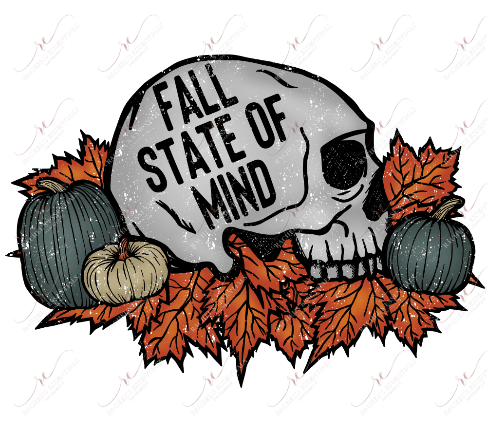 Fall State Of Mind - Ready To Press Sublimation Transfer Print Sublimation