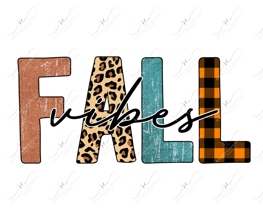 Fall Vibes - Ready To Press Sublimation Transfer Print Sublimation