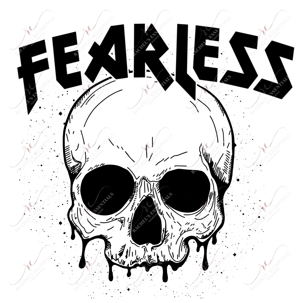 Fearless - Clear Cast Decal
