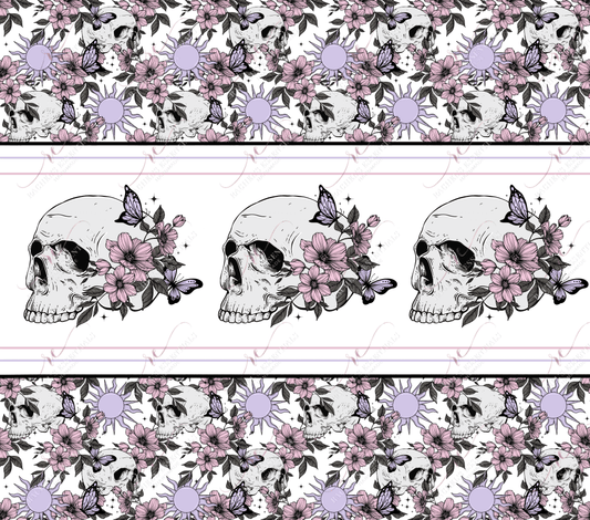 Floral Skulls - Vinyl Wrap Wrap