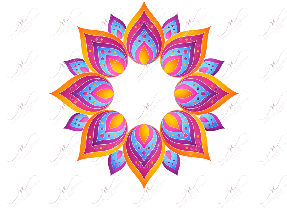 Flower Mandala - Cold Cup Wrap Cold