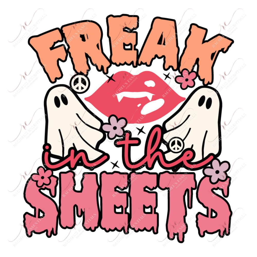 Freak In The Sheets - Clear Cast Decal