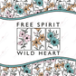 Free Spirit Wild Heart - Vinyl Wrap Vinyl