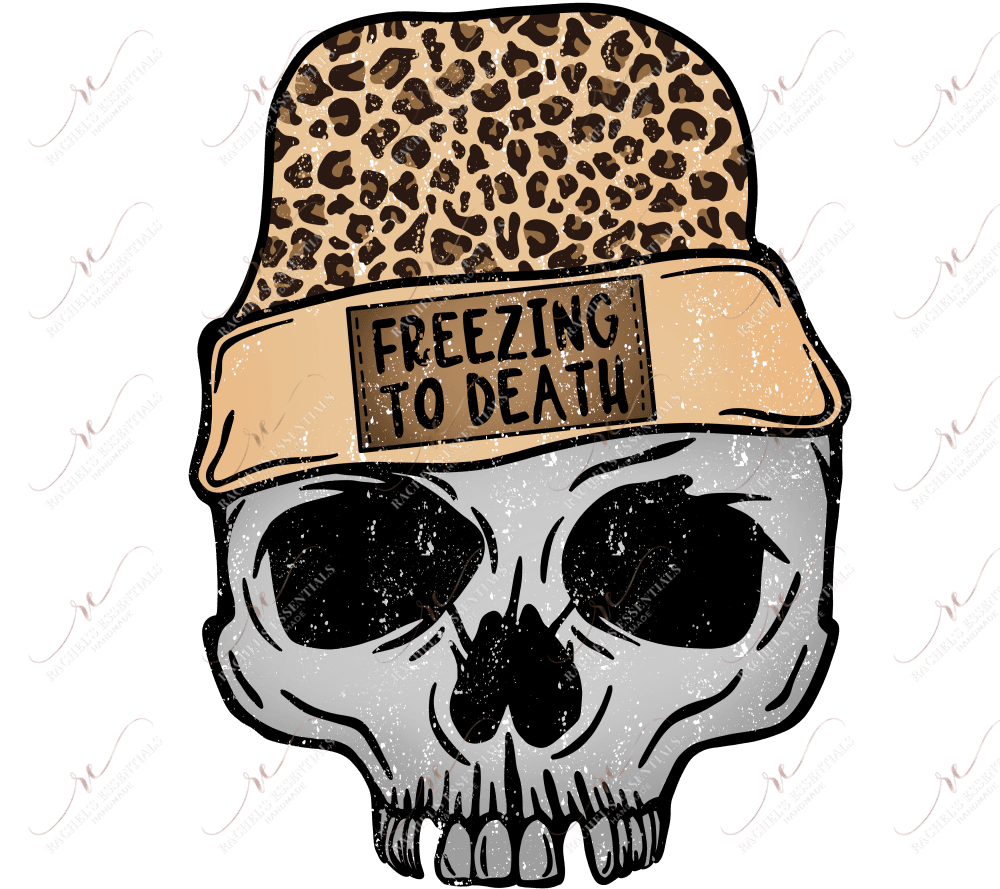 Freezing To Death - Clear Cast Decal