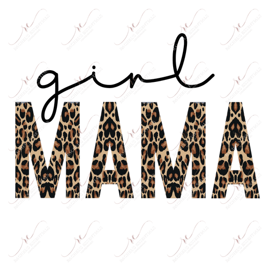 Girl Mama Leopard - Ready To Press Sublimation Transfer Print Sublimation