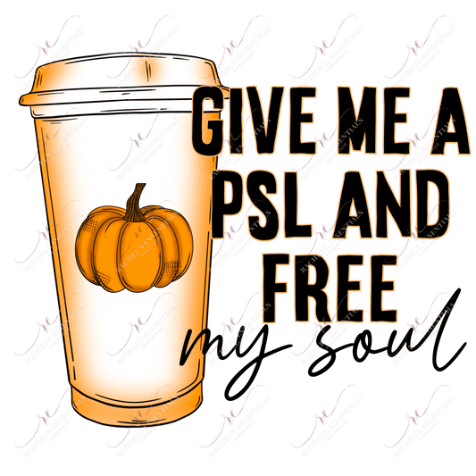 Give Me A Psl And Free My Soul Color - Clear Cast Decal