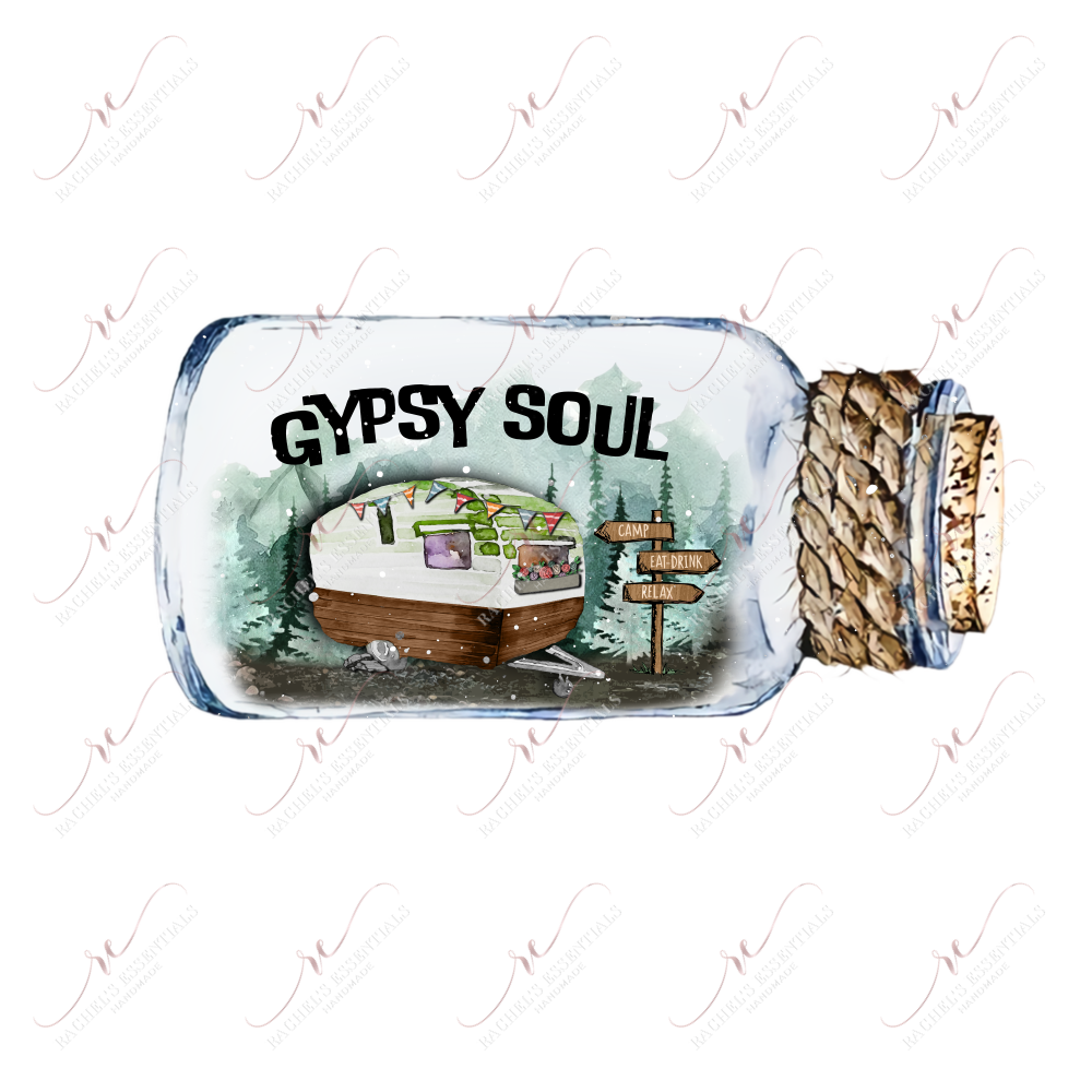 Gypsy Soul - Ready To Press Sublimation Transfer Print Sublimation