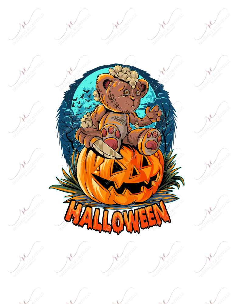 Halloween Bear - Ready To Press Sublimation Transfer Print Sublimation