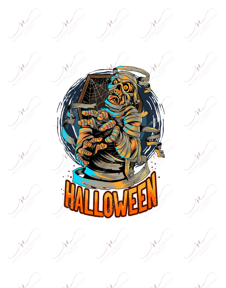 Halloween Mummy - Ready To Press Sublimation Transfer Print Sublimation
