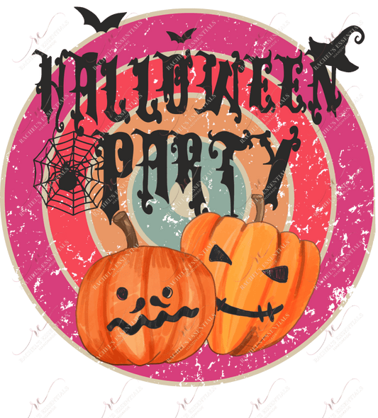 Halloween Party - Ready To Press Sublimation Transfer Print Sublimation