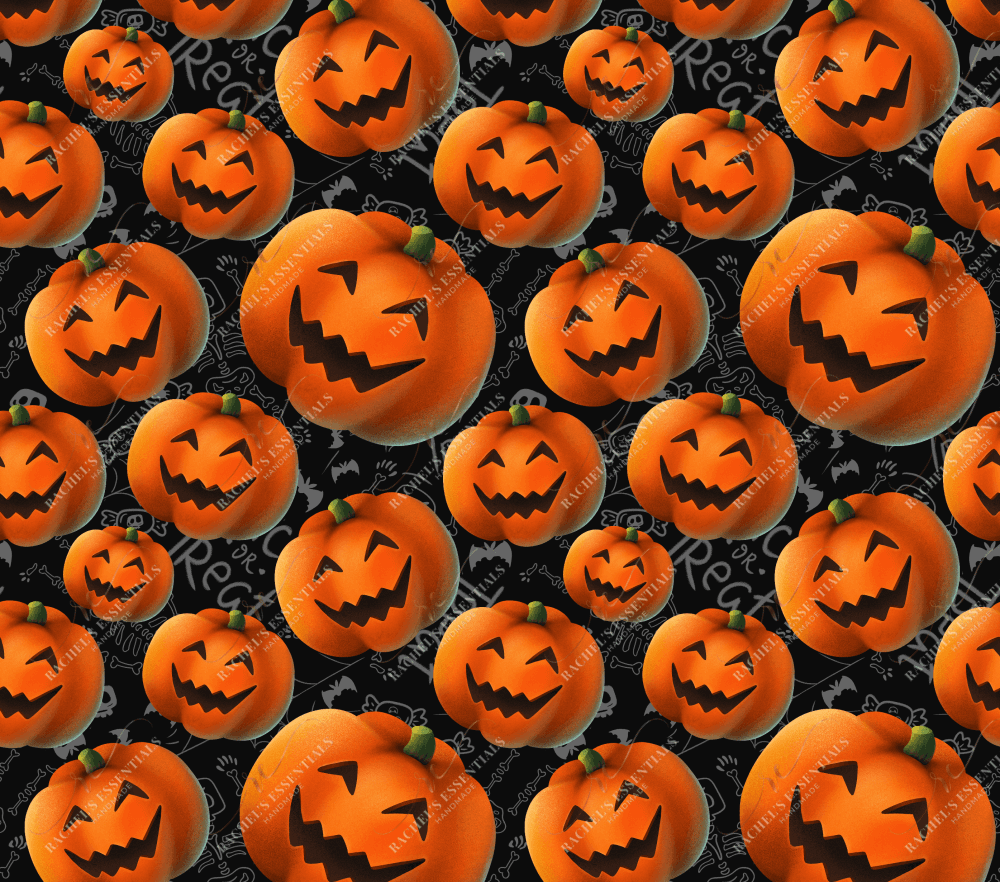 Halloween Pumpkins - Ready To Press Sublimation Transfer Print Sublimation