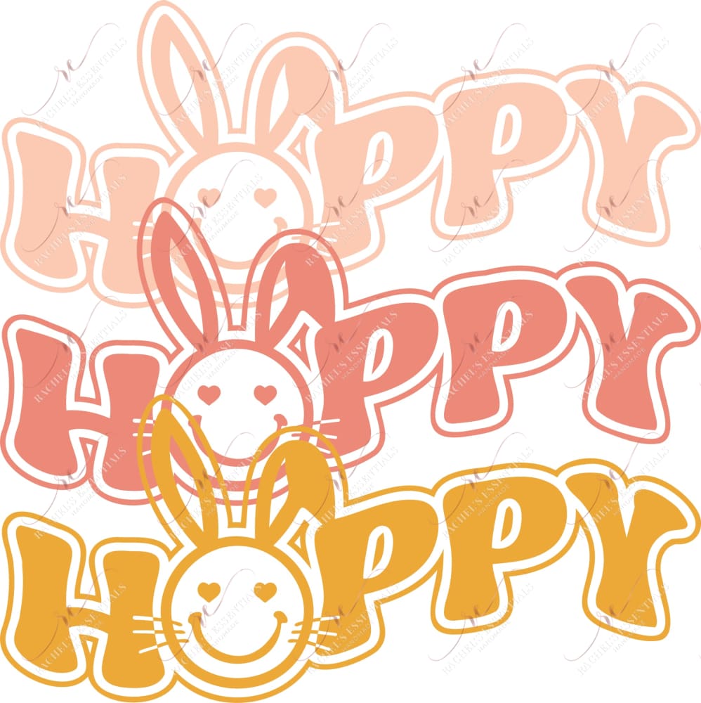 Happy Happy Easter - Ready To Press Sublimation Transfer Print Sublimation