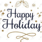 Happy Holidays - Ready To Press Sublimation Transfer Print Sublimation