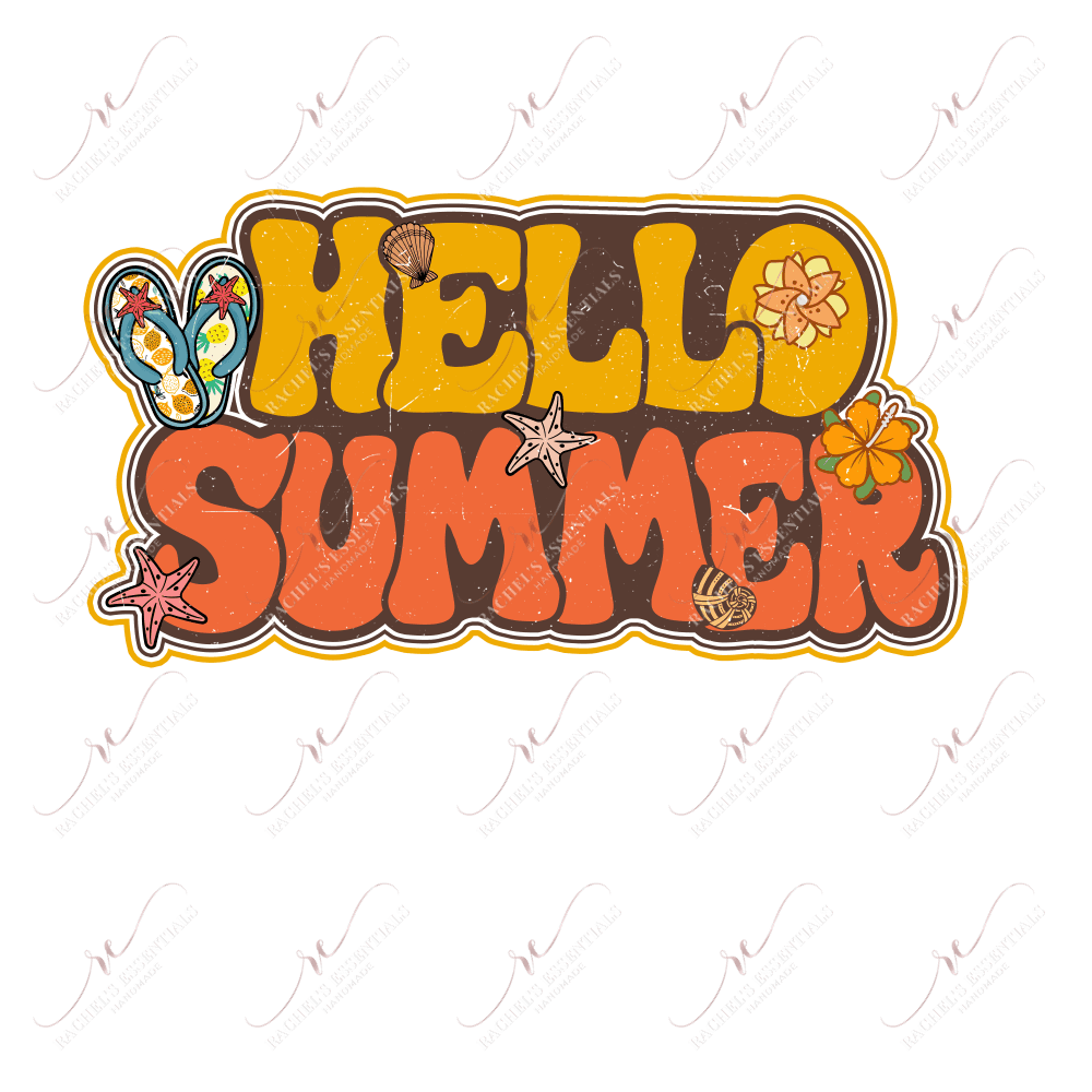 Hello Summer - Htv Transfer