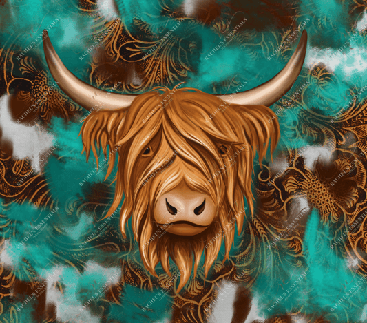 Highland Cow - Ready To Press Sublimation Transfer Print Sublimation