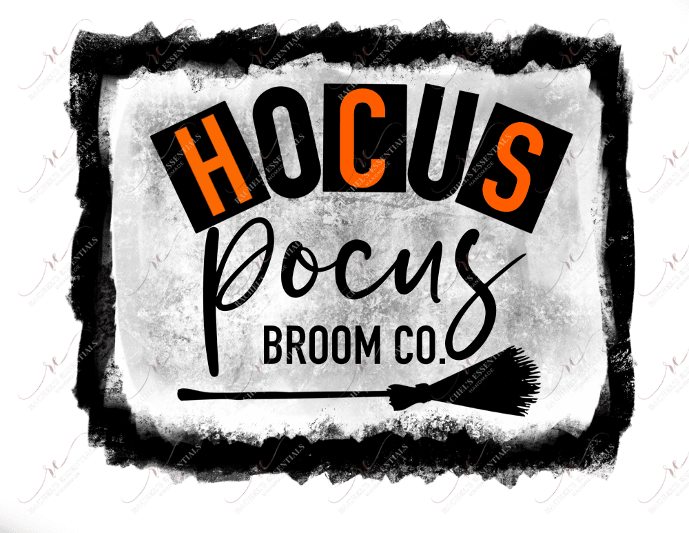 Hocus Pocus Broom Co - Ready To Press Sublimation Transfer Print Sublimation