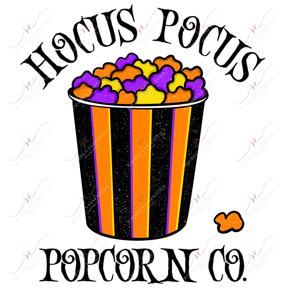 Hocus Pocus Popcorn Co - Htv Transfer