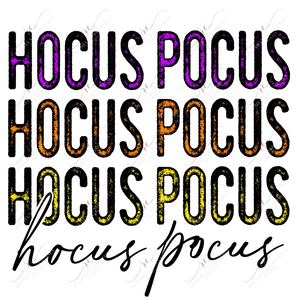 Hocus Pocus - Ready To Press Sublimation Transfer Print Sublimation