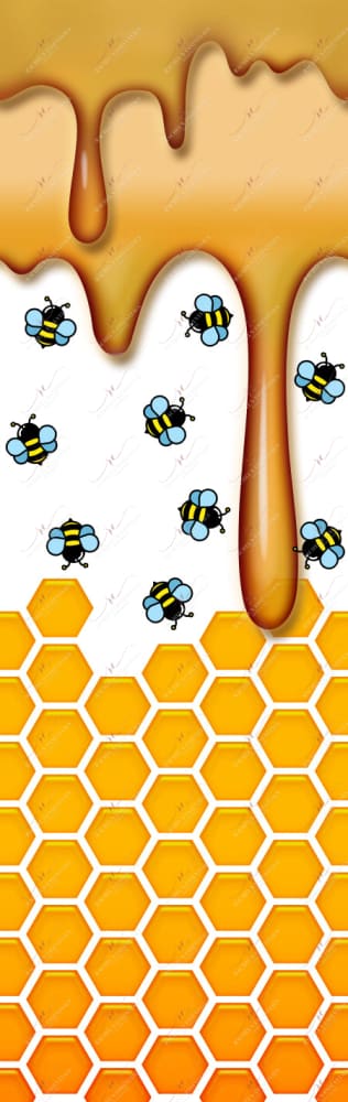 Honeycomb Bee - Vinyl Pen Wrap