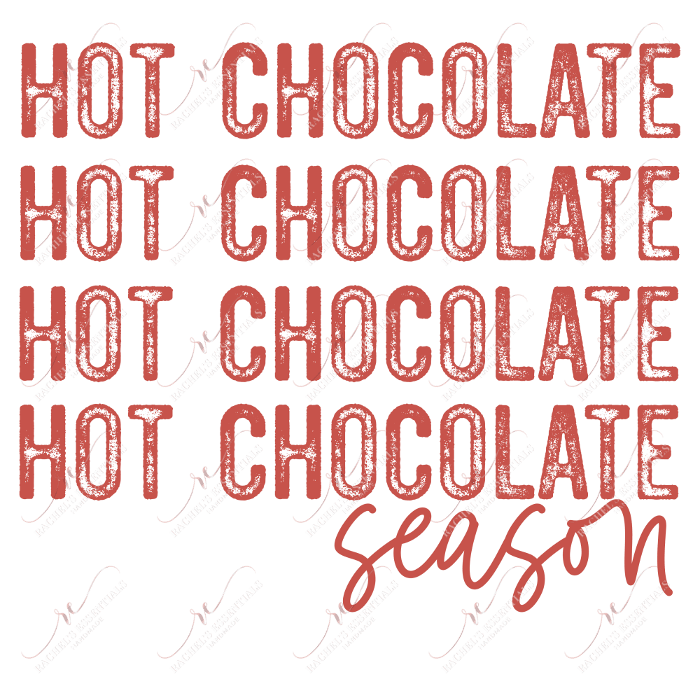 Hot Chocolate Red - Clear Cast Decal
