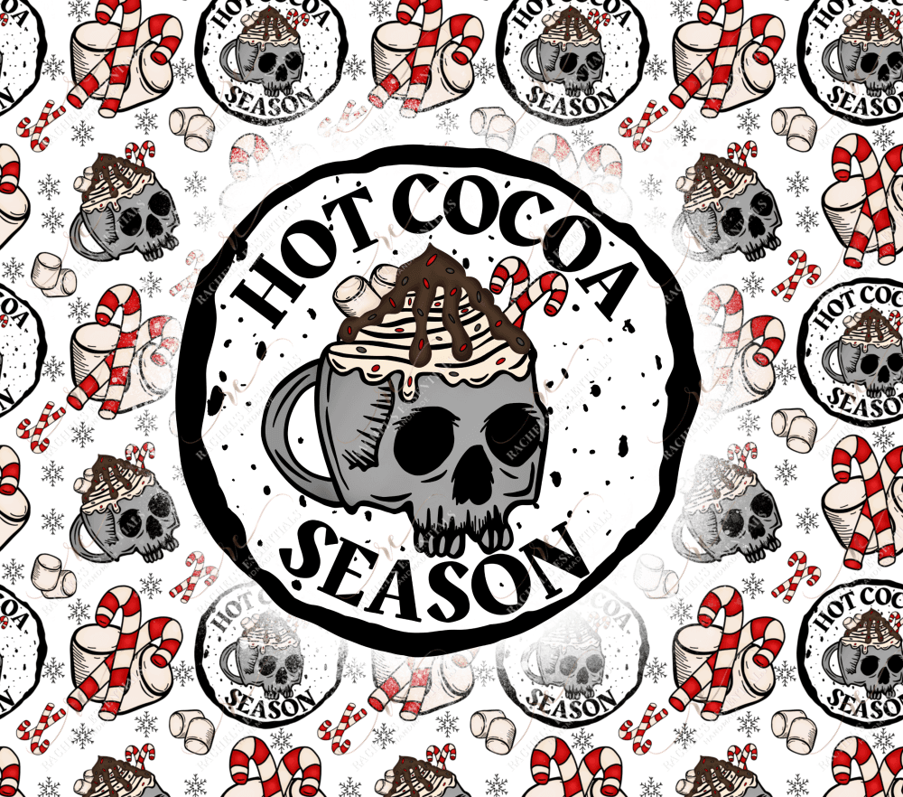 Hot Cocoa Season Logo - Ready To Press Sublimation Transfer Print Sublimation