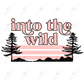 Into The Wild- Clear Cast Decal