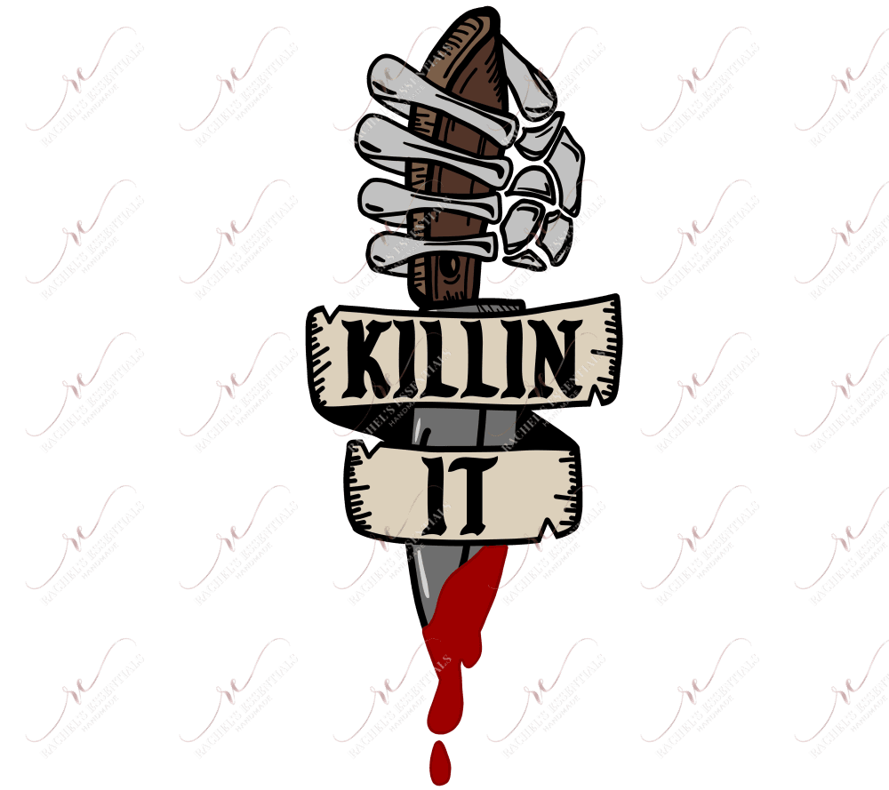 Killin It - Clear Cast Decal